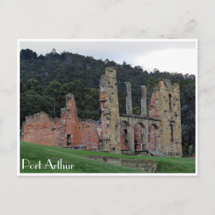 Postal restos de Port Arthur