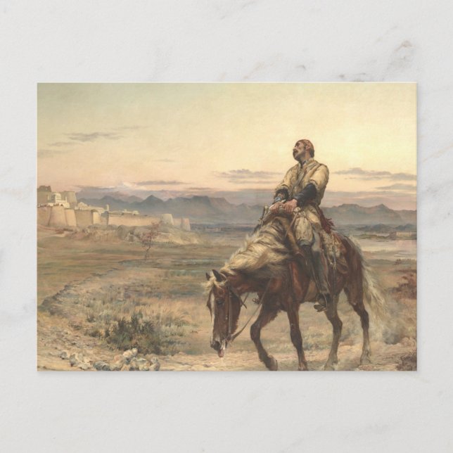 Postal Restos De Una Pintura Del Ejército De Elizabeth Th (Anverso)