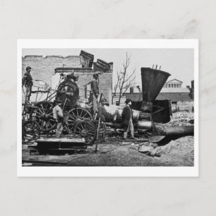 Postal Restos del ferrocarril de Richmond & Petersburg, R