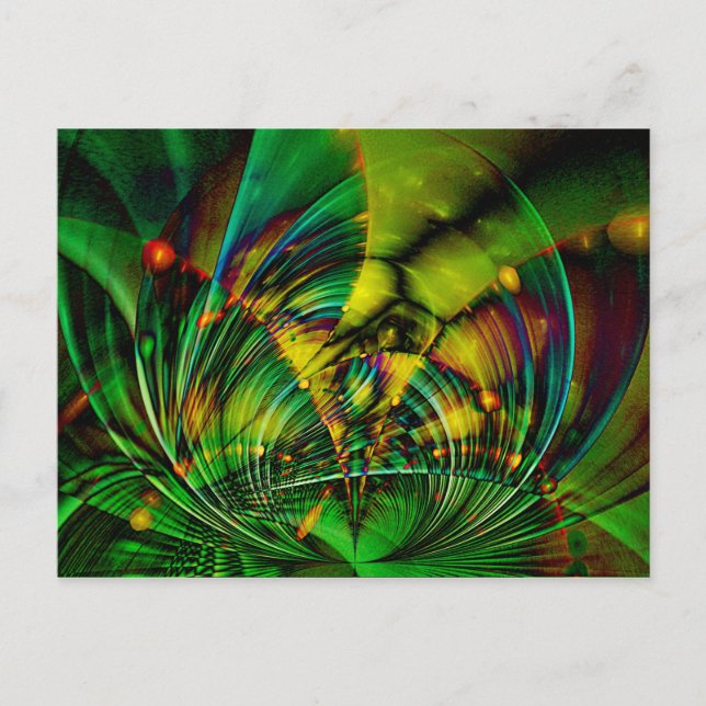 Postal Resumen Apofisis fractal II (Anverso)