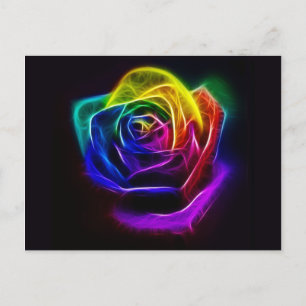 Postal Resumen Art Rainbow Rosa