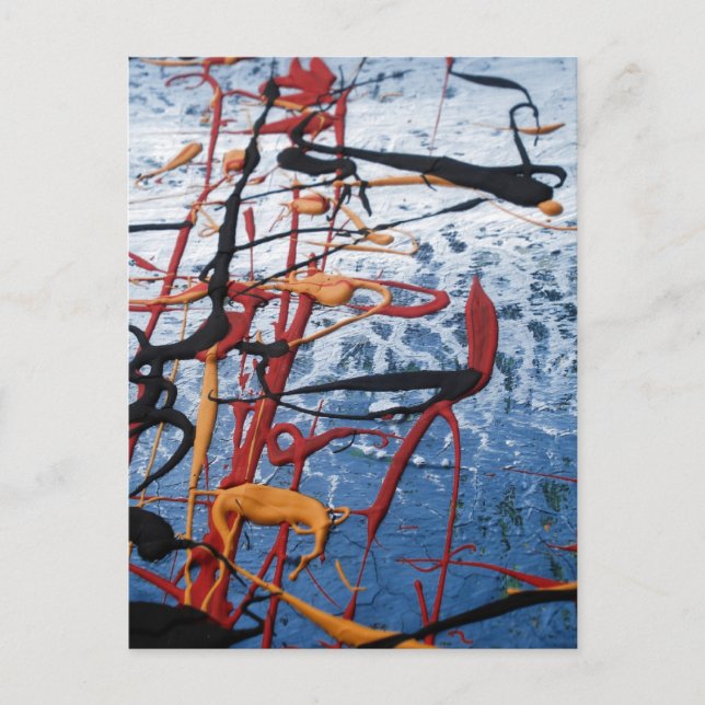 Postal Resumen azul (Anverso)