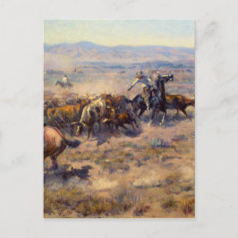 Postal Resumen Bella Artes de Charles Marion Russell