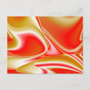 Postal Resumen de amor y oro en 3D Rainbowart
