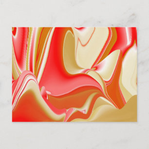 Postal Resumen de amor y oro en 3D Rainbowart