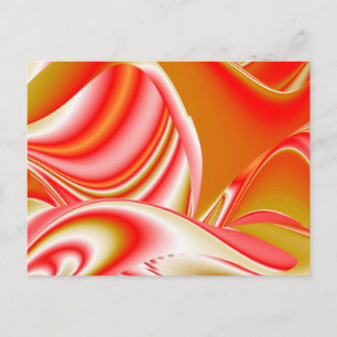 Postal Resumen de amor y oro en 3D Rainbowart