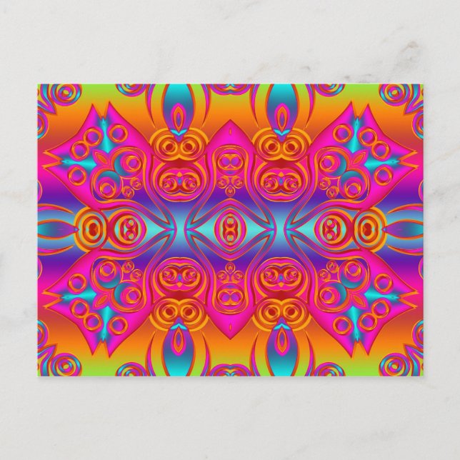 Postal Resumen de ART - Kaleidoscope 9 (Anverso)