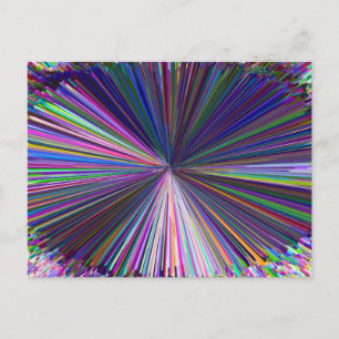 Postal Resumen de arte dimensional 3D