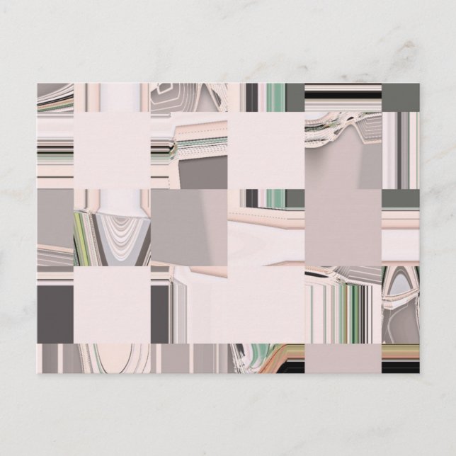 Postal Resumen de arte en mosaico (Anverso)