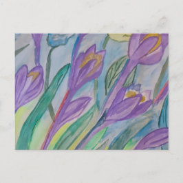 Postal Resumen de Crocus Spring