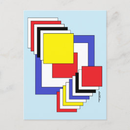 Postal Resumen de cuadrados