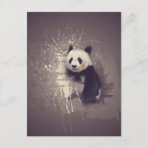 Postal Resumen de Cute Panda