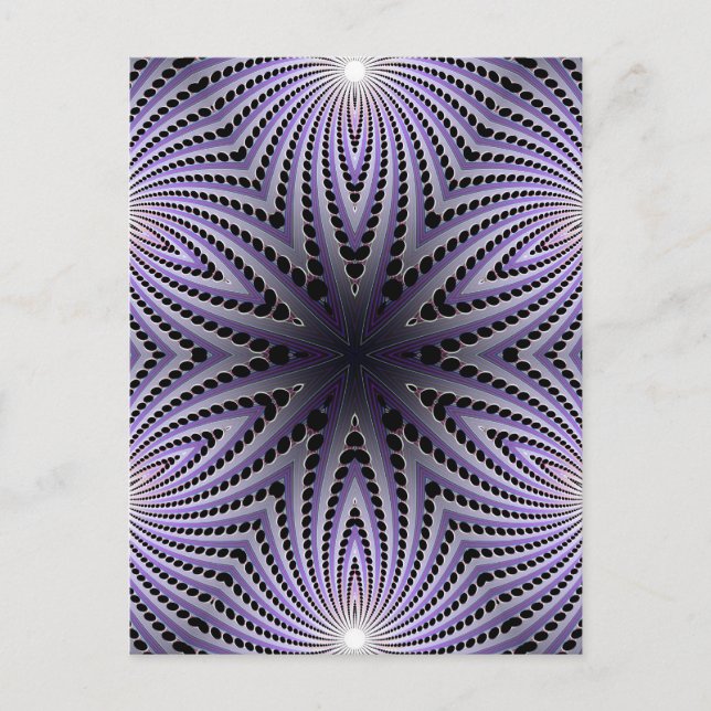 Postal Resumen de diseño radial: (Anverso)