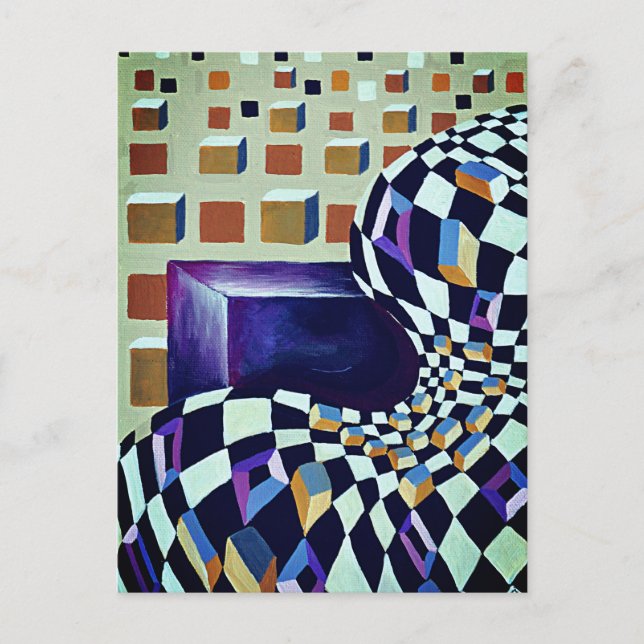 Postal Resumen de distorsión espacial (Anverso)