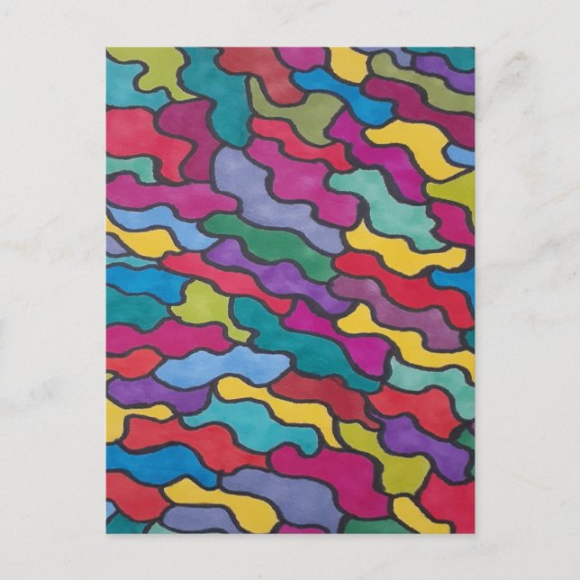 Postal Resumen de escalas de arco iris (Anverso)