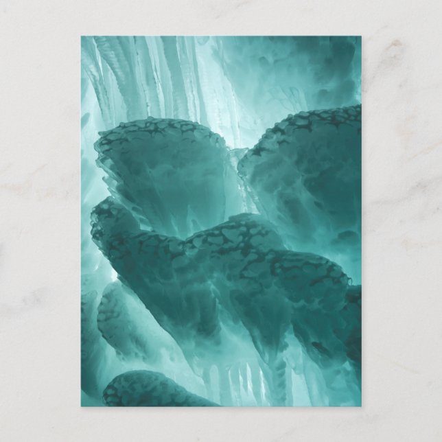 Postal Resumen de escultura de hielo (Anverso)