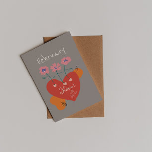 Postal Resumen de febrero de Bloom with Self Love