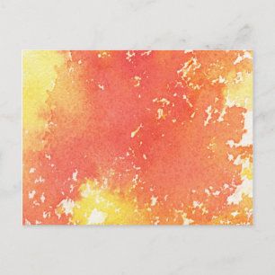 Postal Resumen de fondo de acuarela pintado a mano.