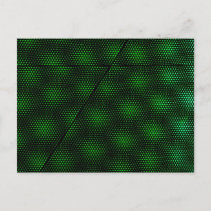 Postal Resumen de fondo verde