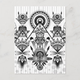 Postal Resumen de la antigua tribu indígena