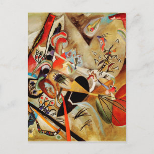 Postal Resumen de la composición de Kandinsky