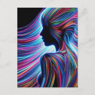 Postal Resumen de la figura femenina