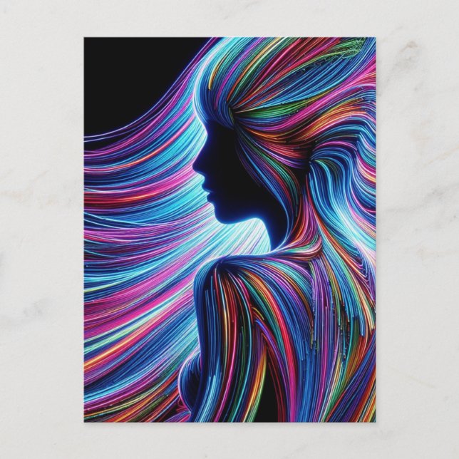 Postal Resumen de la figura femenina (Anverso)