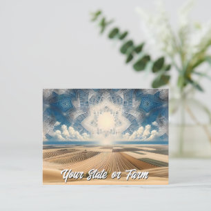 Postal Resumen de la Granja de Trigo Prairie