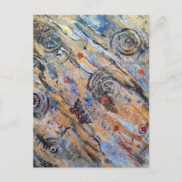 Postal Resumen de la mariposa dorada y plateada