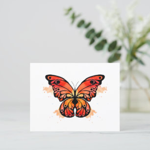 Postal Resumen de la mariposa monarca