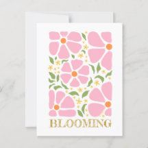 Resumen de las flores rosadas juguetonas