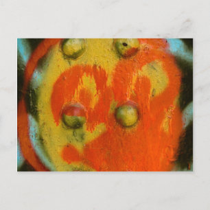 Postal Resumen de pintura con aerosol Art 01