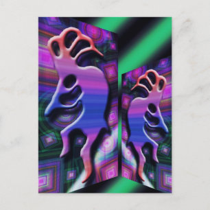 Postal Resumen de Purple Kokopelli