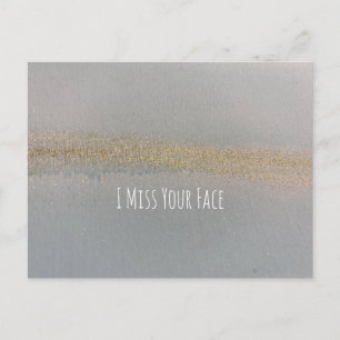 Postal Resumen de tinta de oro azul para alcohol que extr