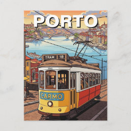 Postal Resumen de viajes de Porto Portugal