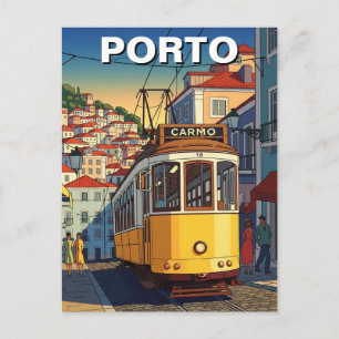 Postal Resumen de viajes de Porto Portugal