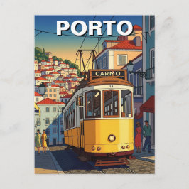 Postal Resumen de viajes de Porto Portugal