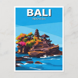 Postal Resumen de viajes de Tanah Lot Bali Indonesia