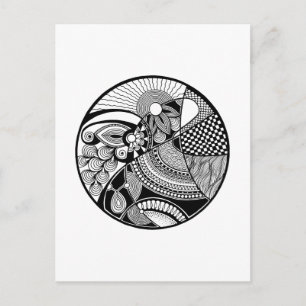 Postal Resumen De Zendala En Círculo