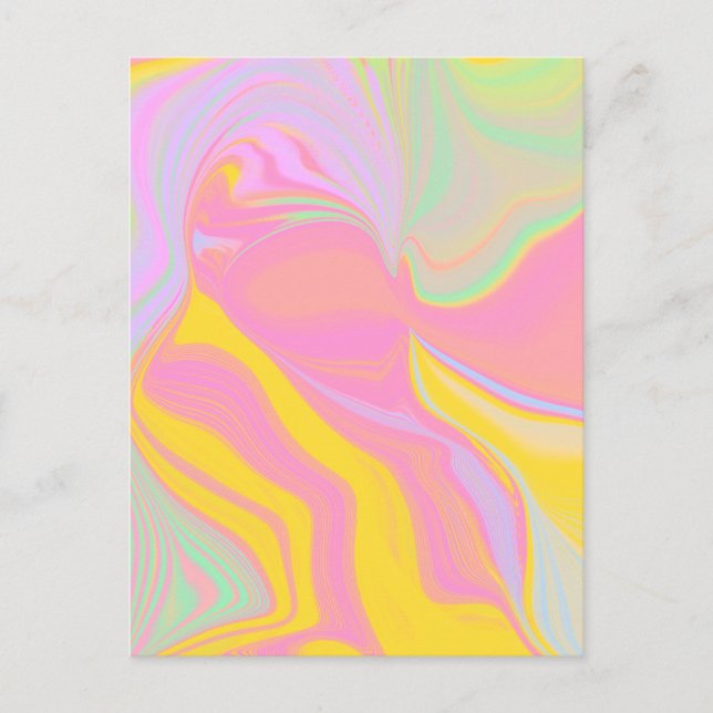 Postal Resumen del amanecer de primavera (Anverso)