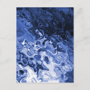 Postal Resumen del árbol azul