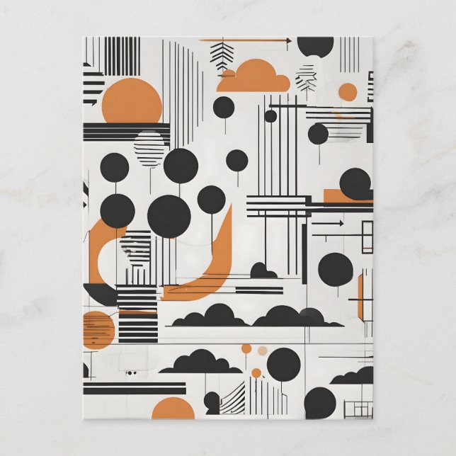 Postal Resumen del arte moderno (Anverso)