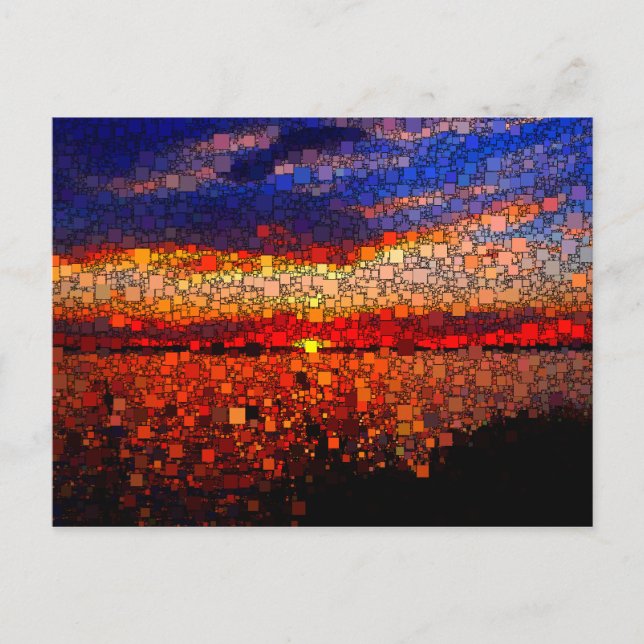 Postal Resumen del atardecer (Anverso)