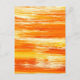Postal Resumen del fondo amarillo de la acuarela