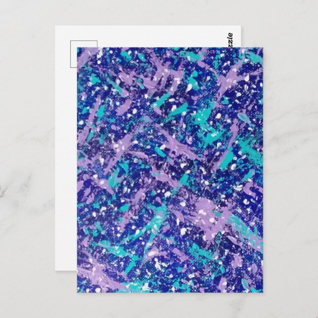 Postal Resumen del invierno azul (Anverso / Reverso)