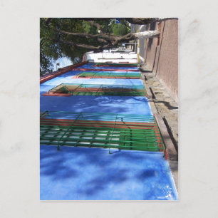 Postal Resumen Descripción Espa?ol: casa azul de Frida Ka