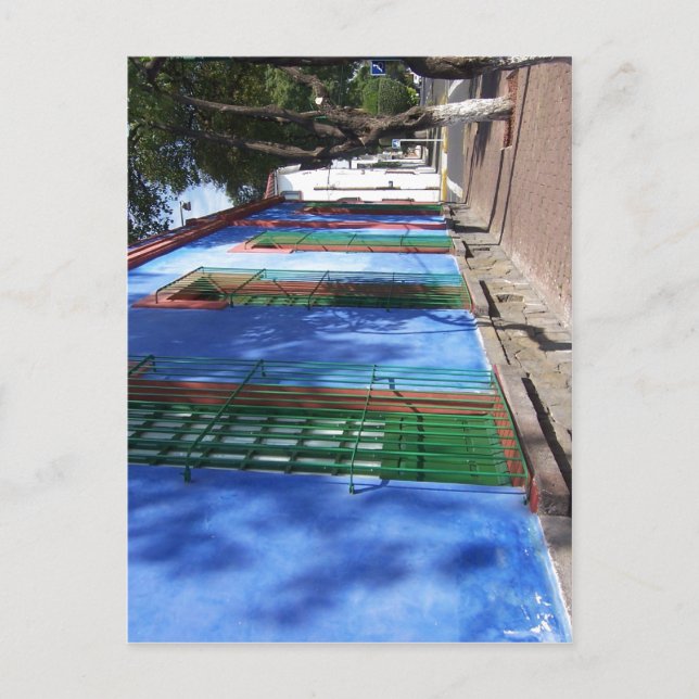 Postal Resumen Descripción Espa?ol: casa azul de Frida Ka (Anverso)