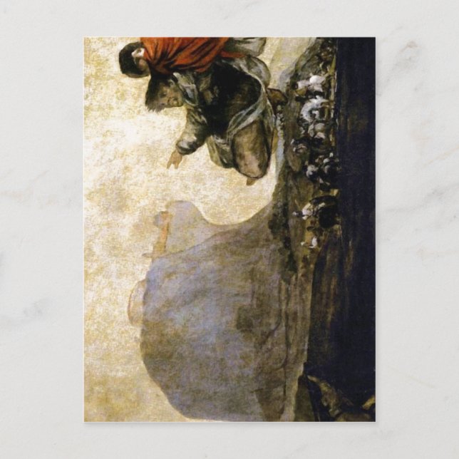 Postal Resumen Descripción Visi?n fant?stica de Asmodea.  (Anverso)