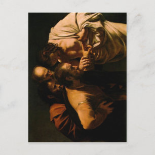 Postal Resumen Espa?ol: La incredulidad de Santo Tom