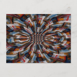 Postal Resumen fractal de arte digital